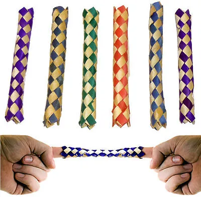 £2.29 • Buy Finger Traps Magic Tricks Woven Trap Party Bag Fillers Favours Pinata Prize Toy