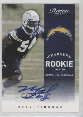 2012 Playoff Prestige Signatures /499 Melvin Ingram III #218 Rookie Auto RC • $8.74