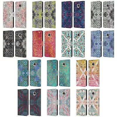 Official Micklyn Le Feuvre Mandala Leather Book Wallet Case For Motorola Phones • $22.95