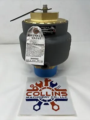 KUNKLE VALVE 0930-K01-GC Boiler Steam Safety Relief Valve 15-PSI 3” @6949Lbs./Hr • $924.56