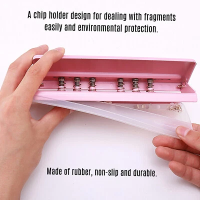  Adjustable 6-Hole Desktop Punch Puncher For A4 A5 A6 B7 Dairy H5Z9 • $29.70