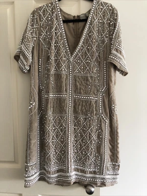 $40 • Buy ASOS Curve Beaded  Velvet Formal  Dress  AU 20