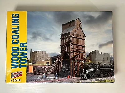 N Scale Walthers Cornerstone Wood Coaling Tower Kit #933-3823 Brand New  • $30