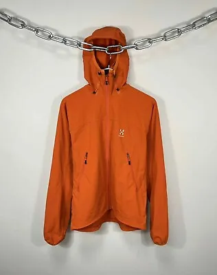 Haglofs Outdoor Orange Gorpcore Shell Jacket • $70