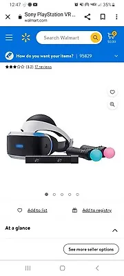 💥good Working💥sony Playstation Ps Vr Bundle Virtual Reality Camera For Ps4 Set • $120