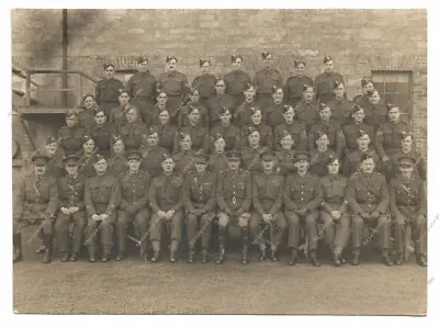 £18.99 • Buy WW2 Photo Sherwood Foresters Soldiers, Prob Regt Depot, Derby, Formation Patches