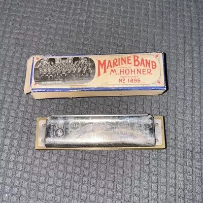 M. Hohner Marine Band Harmonica No. 1896 Made In Germany • $20