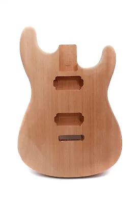 Mahogany Wood  Electric Guitar Body HH Style Pickups Hole For DIY  Replacement • £90