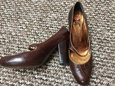 £50 • Buy Uad Medani Mock Croc Shoes 38 BNWOT Vintage Style