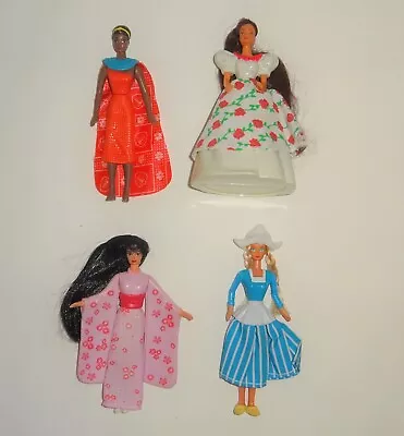 Mcdonalds Full Set Barbie Dolls Of The World Happy Meal Toys 1996 • £1.99