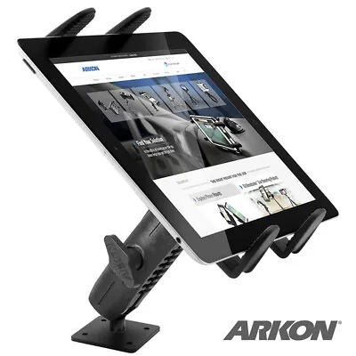 $31.50 • Buy Extra Heavy Duty Metal Drill Base Mount W/Adjustable Tablet Holder For Car/Truck