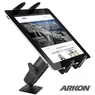 Extra Heavy Duty Metal Drill Base Mount W/Adjustable Tablet Holder For Car/Truck • $31.50