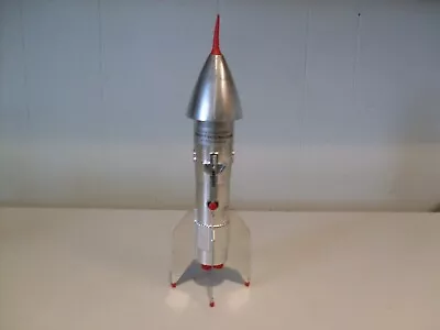 Rare Astro Mfg. GUIDED MISSILE BANK  BARNETT National Bank W/ Key & INSTRUCTIONS • $75