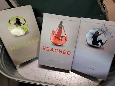Hardcover Set Matched Crossed Reached Dystopian YA Series By Ally Condie  • $33