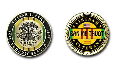 Ban Me Thuot Vietnam Veteran Challenge Coin • $16.95