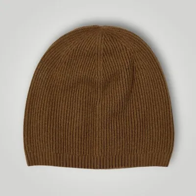 $599 • Buy Vicuña (Vicuna) Natural Ribbed Beanie The Most Expensive Fiber In The Word