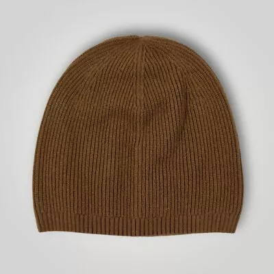 Vicuña (Vicuna) Natural Ribbed Beanie The Most Expensive Fiber In The Word • $899.25