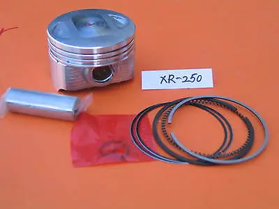 Piston 70mm Rings Wrist Pin 18mm Kit Honda XR 250 Motorcycle 250cc New • $10.99