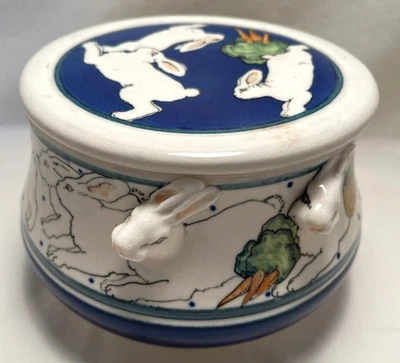 $100 • Buy EILEEN RICHARDSON Studio Art Bowl  The Providers  Signed & Dated 1983