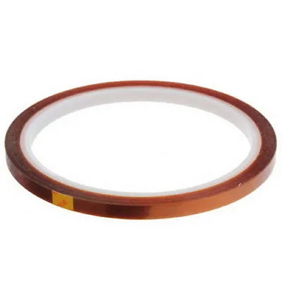 1 HEAT TRANSFER RESISTANT KAPTON TAPE  ADHESIVE 5mm X 33m POLYIMIDE  • £2.29