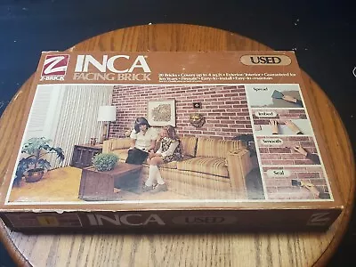 $29.25 • Buy Z-Brick Inca Facing Brick 20 Bricks Covers Up To 4 Sq Ft New In Box Insulating 