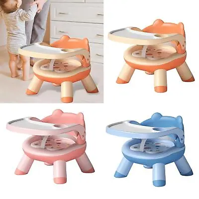 Baby Dining Chair With Whistle Sound Removable Tray Seat Feeding Chair Toddler • £31.72