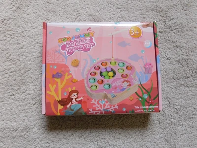 £14 • Buy WOODEN FAN SHELL FISHING GAME Magnetic 3years +, Rod & Fish NEW IN BOX