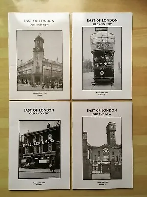 EAST OF LONDON OLD AND NEW ~ 4 X Volumes Complete ~ Photos 1836 - 1990 Stratford • £10