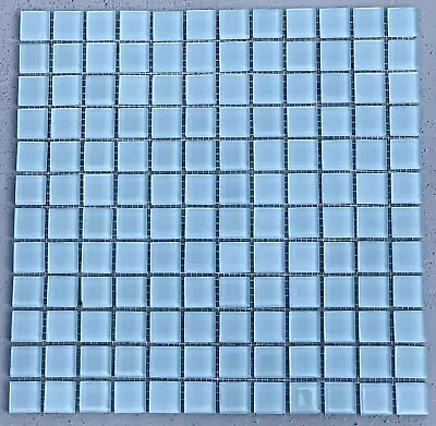 Daltile “Whisper Blue” Glass Mosaic Tile 12”x12” Sheet • $5.99