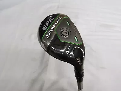 Used RH Callaway Epic Super 27* 6 Hybrid Steel Fiber Fc75 Shaft Regular R Flex • $35