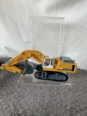 SIKU 1:87 Druckgussmodell - R974 - Liebherr Hydraulikbagger - Vitrinenmodell • £18