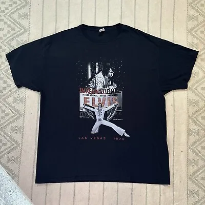 International Hotel Presents Elvis Presley Las Vegas 1970 Concert T Shirt 2xl • $24.95
