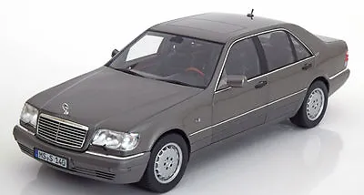 NOREV 1997 Mercedes Benz S600 W140 V12 Grey Metallic 1:18 LE 1000*New Item! • $399