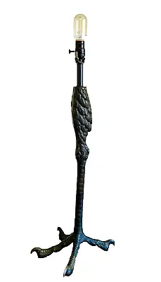 Monument Vintage Cast Bronze Ostrich Leg Lamp Attr. To P.E Guerin • $1200