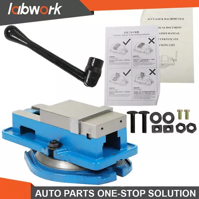 Labwork 3 Inch Milling Machine Lockdown Vise With 360 Swiveling Base Precision • $56.64