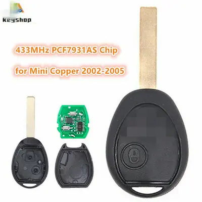 Remote Key Fob 2Button 433MHz PCF7931AS Chip For 2002 2003 2004 2005 Mini Cooper • $24.01