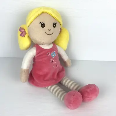 $18.67 • Buy Argos Rag Doll Plush Blonde Girl In Pink Butterfly Dress Soft Stuffed Toy 32cm