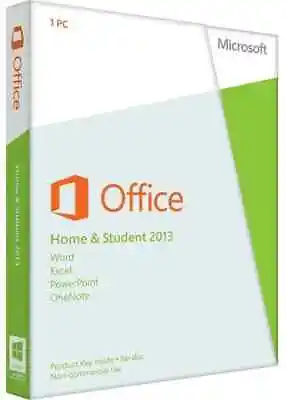 £59.96 • Buy Microsoft Office Home & Student 2013 PERMANENT LICENCE EMAILED Same Day UK VAT