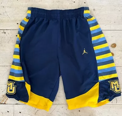 NIKE Marquette Men’s Basketball JORDAN BRAND Shorts Size XL Dri-Fit Authentic • $39.99