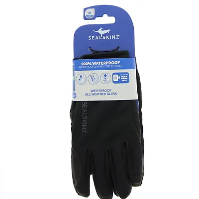 Seal Skinz Waterproof All Weather Warm Gloves~ Size XL Black ~ New • $28.87