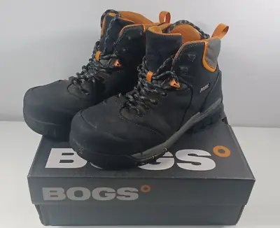 Bogs Bedrock 6  Composite Toe Men's Work Boots Black Multi Men's Size 9 • $40