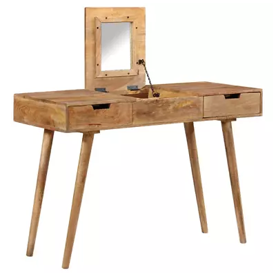 Dressing Table 112x45x76 Cm Solid Mango Wood • £179.99