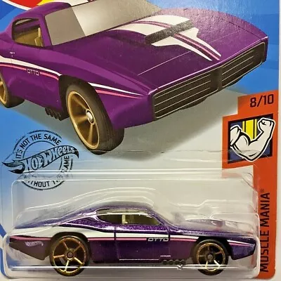 NEW Hot Wheels Custom Otto Purple 2020 No 173 GHD11 Genuine Sealed Long Card • $5.95