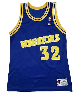 Vintage NBA Champion Joe Smith Jersey Golden State Warriors Size 40 Rare! • $39.90