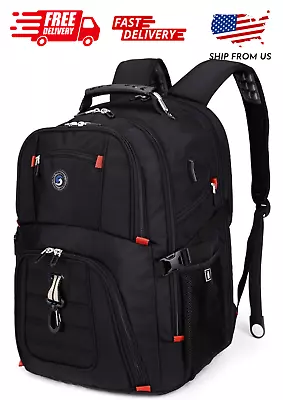 SHRRADOO Extra Large 52L Travel Laptop Backpack With USB Charging Port College • $37.99