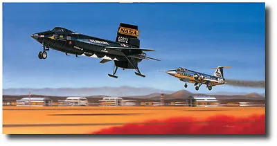First Re-Entry (Artist Proof) By Mike Machat - North American X-15 - Joe Engle • $195