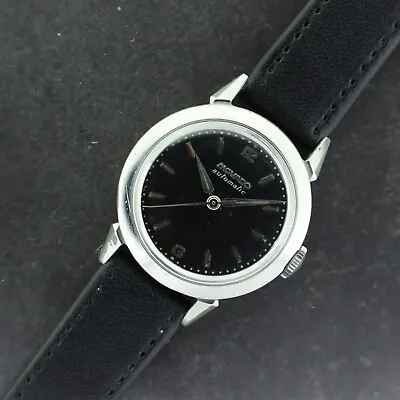 Vintage Movado 17 Jewel Men's Automatic Wristwatch 431 W Stainless Borgel Case • $410