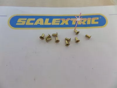 Genuine Scalextric 10x  Brass Eyelets For Early  Guide Blades - • £4.85