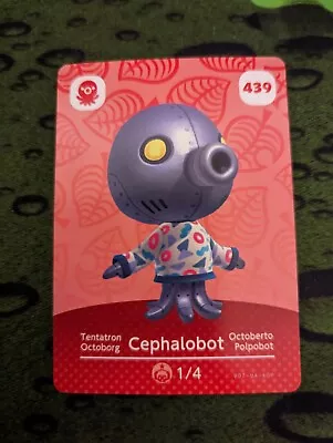 Animal Crossing Cephalobot Octopus Genuine Amiibo Card • $3.99