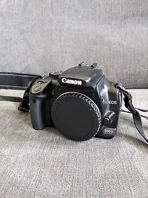 Canon EOS 400D 10.1MP Digital SLR Camera - Black (Body Only) • £25
